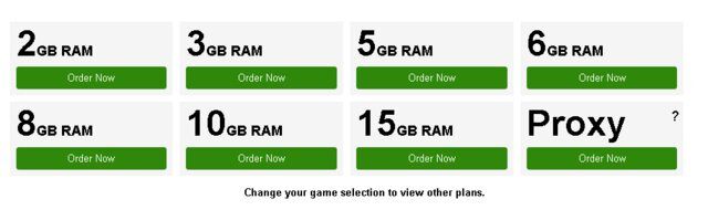 Buying RAM for the server using online Hosts