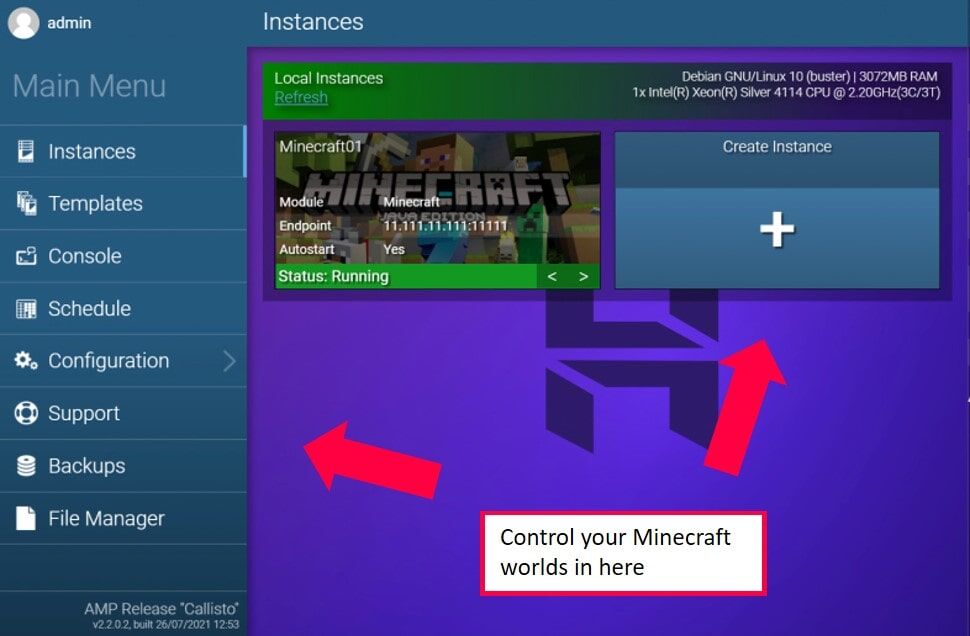 using hostinger control panel for business mine craft