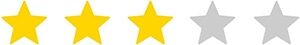 3 star rating