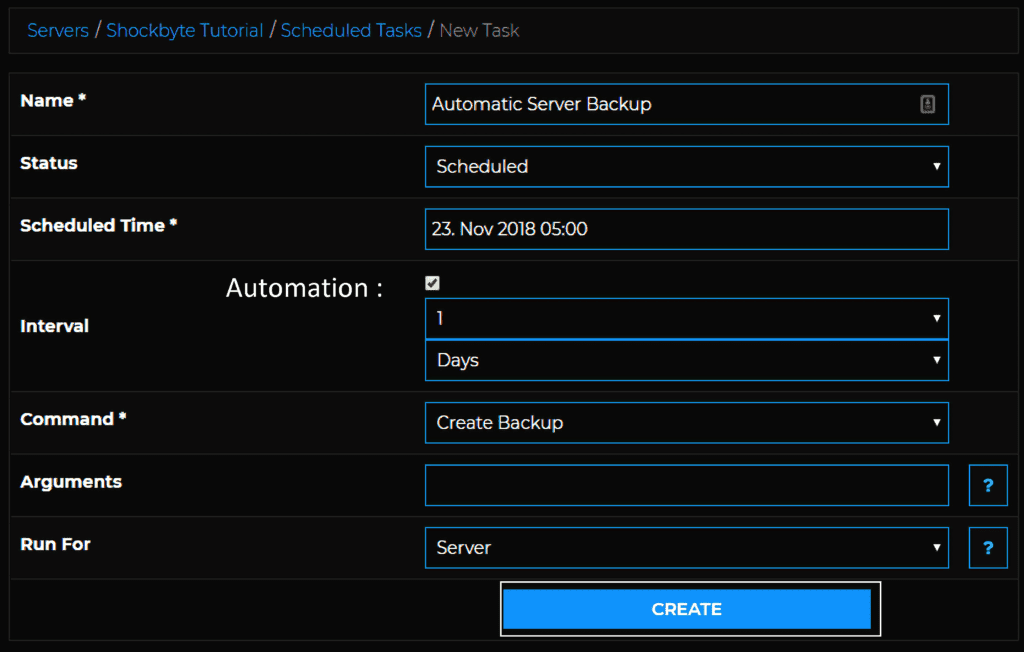 Minecraft Server Automated Backups
