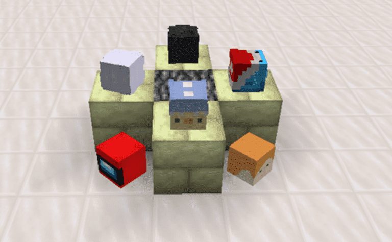 minecraft player heads