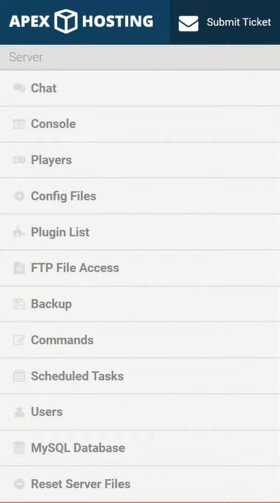 Subpanel Of Apex Minecraft Server Hosting